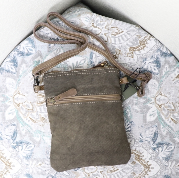 🆕Myra Bag Brown Floral Crossbody Bag Small Purse - Picture 6 of 8